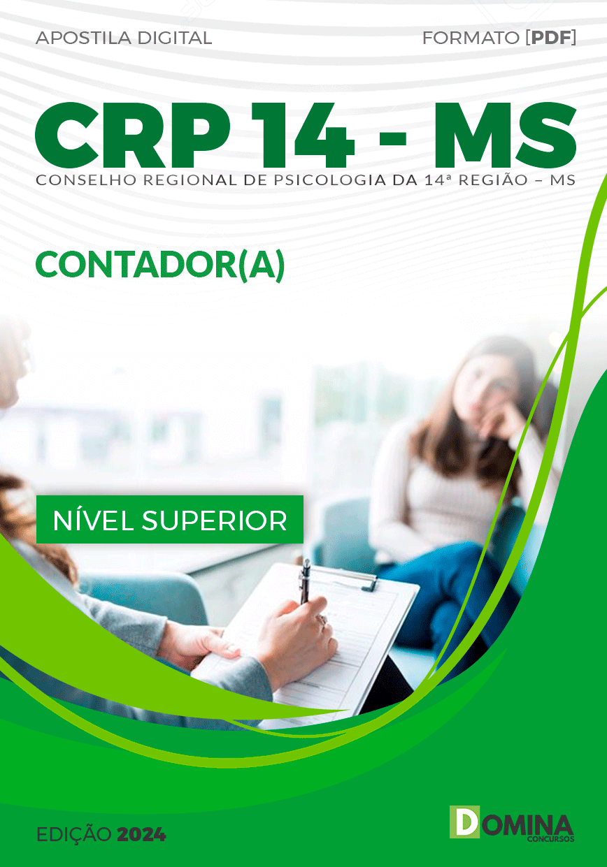 Apostila Concurso CRP 14 MS 2024 Contador