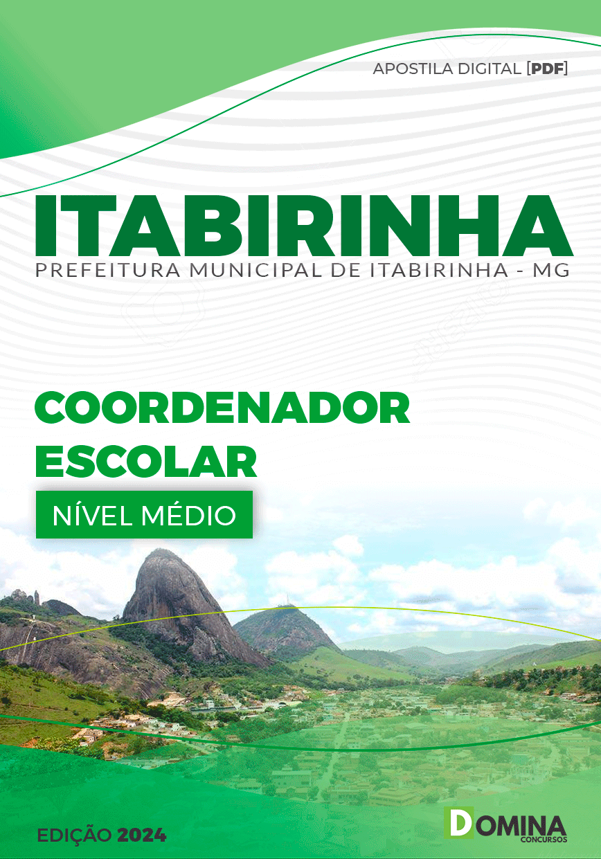 Apostila Pref Itabirinha MG 2024 Coordenador Escolar