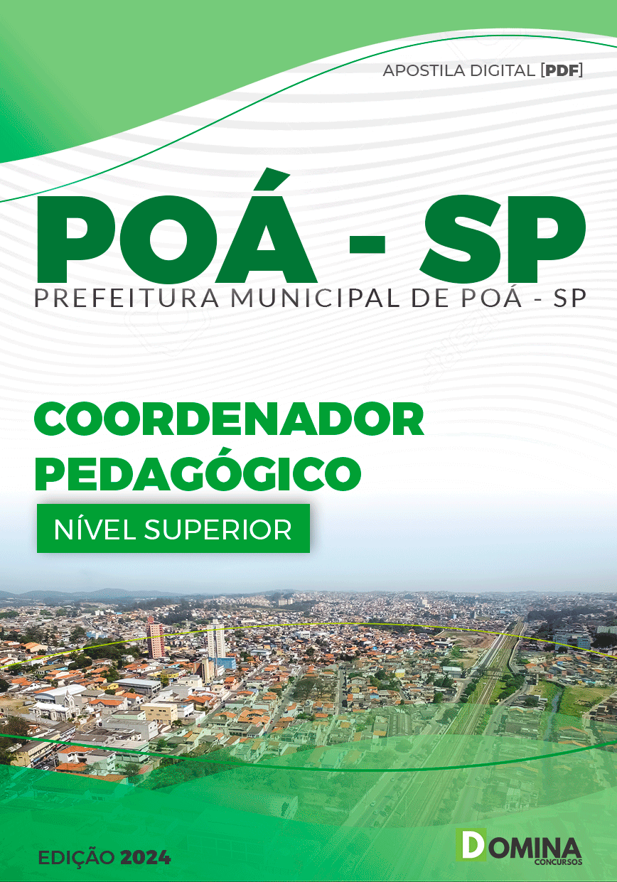 Apostila Pref Poá SP 2024 Coordenador Pedagógico