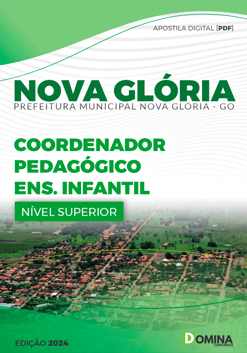 Apostila Pref Nova Glória GO 2024 Coordenador Pedagógico