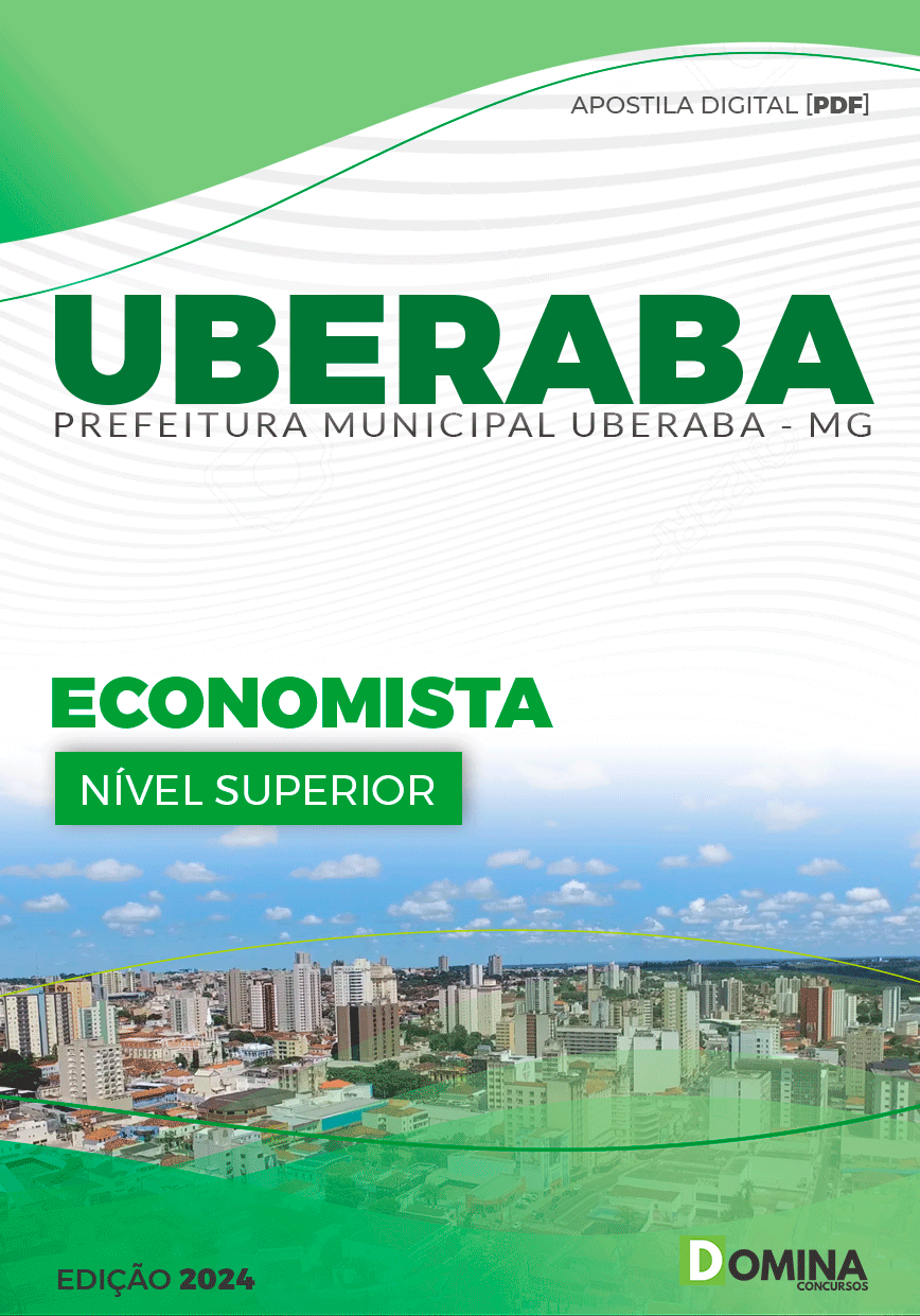 Apostila Pref Uberaba MG 2024 Economista