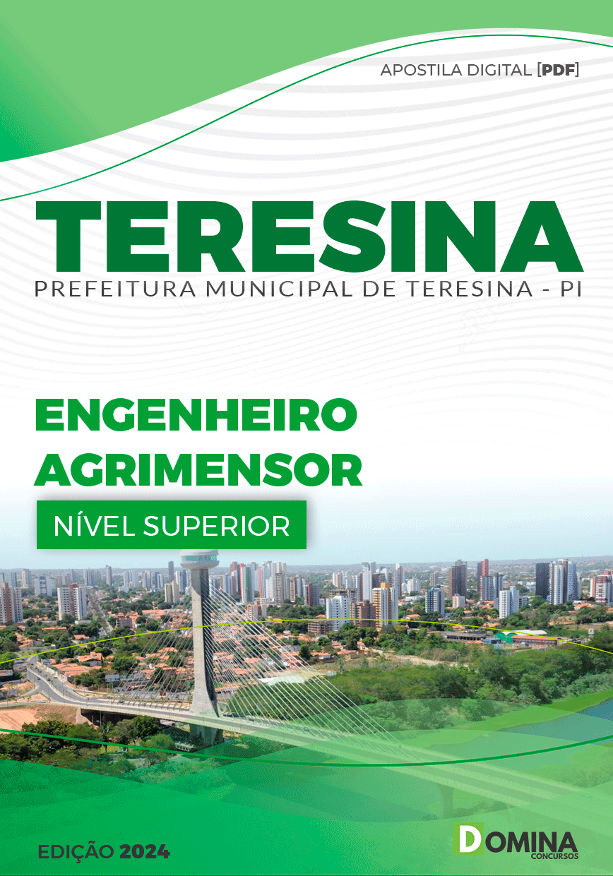 Apostila Pref Teresina PI 2024 Engenheiro Agrimensor
