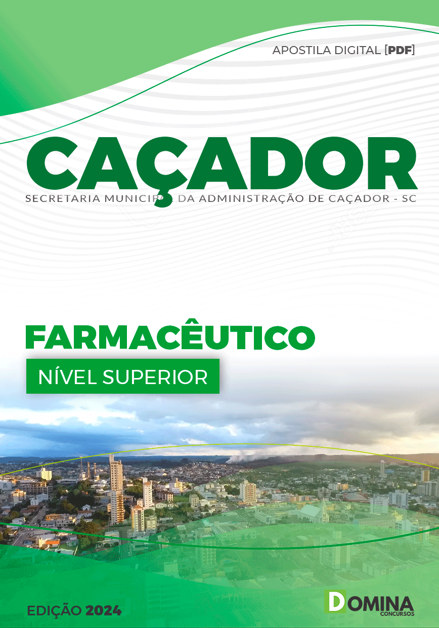 Apostila Pref Caçador SC 2024 Farmacêutico