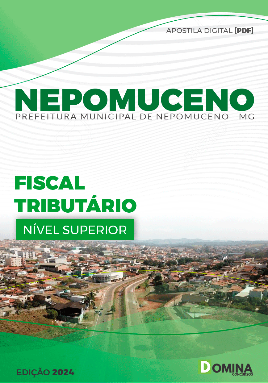 Apostila Pref Nepomuceno MG 2024 Fiscal Tributário