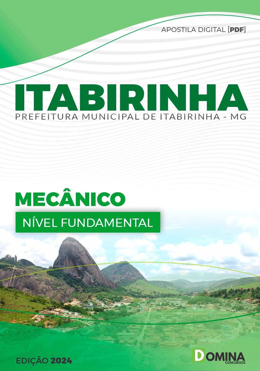 Apostila Pref Itabirinha MG 2024 Mecânico
