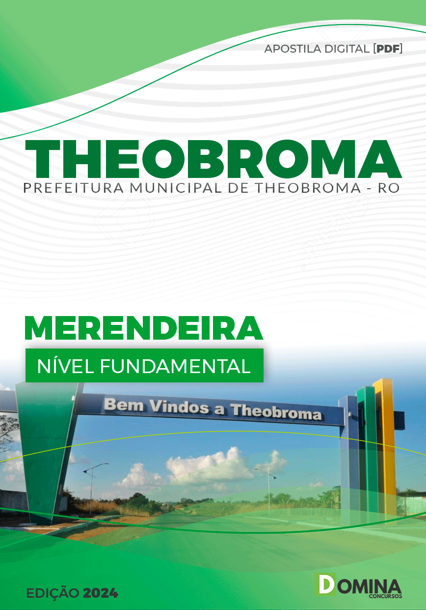 Apostila Pref Theobroma RO 2024 Merendeira