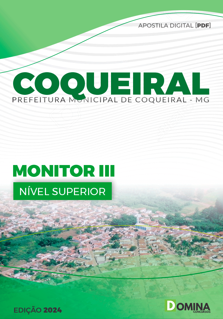 Apostila Pref Coqueiral MG 2024 Monitor III