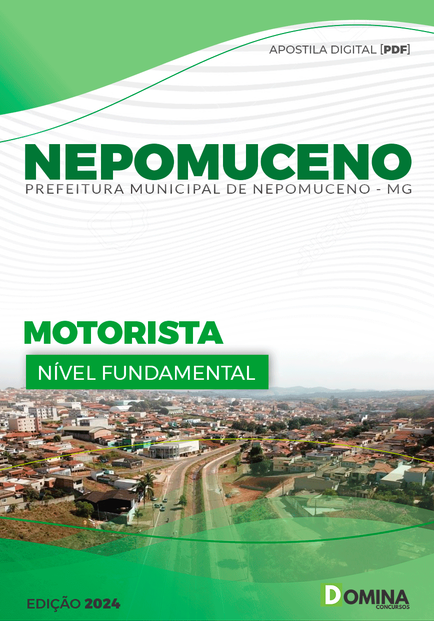 Apostila Pref Nepomuceno MG 2024 Motorista