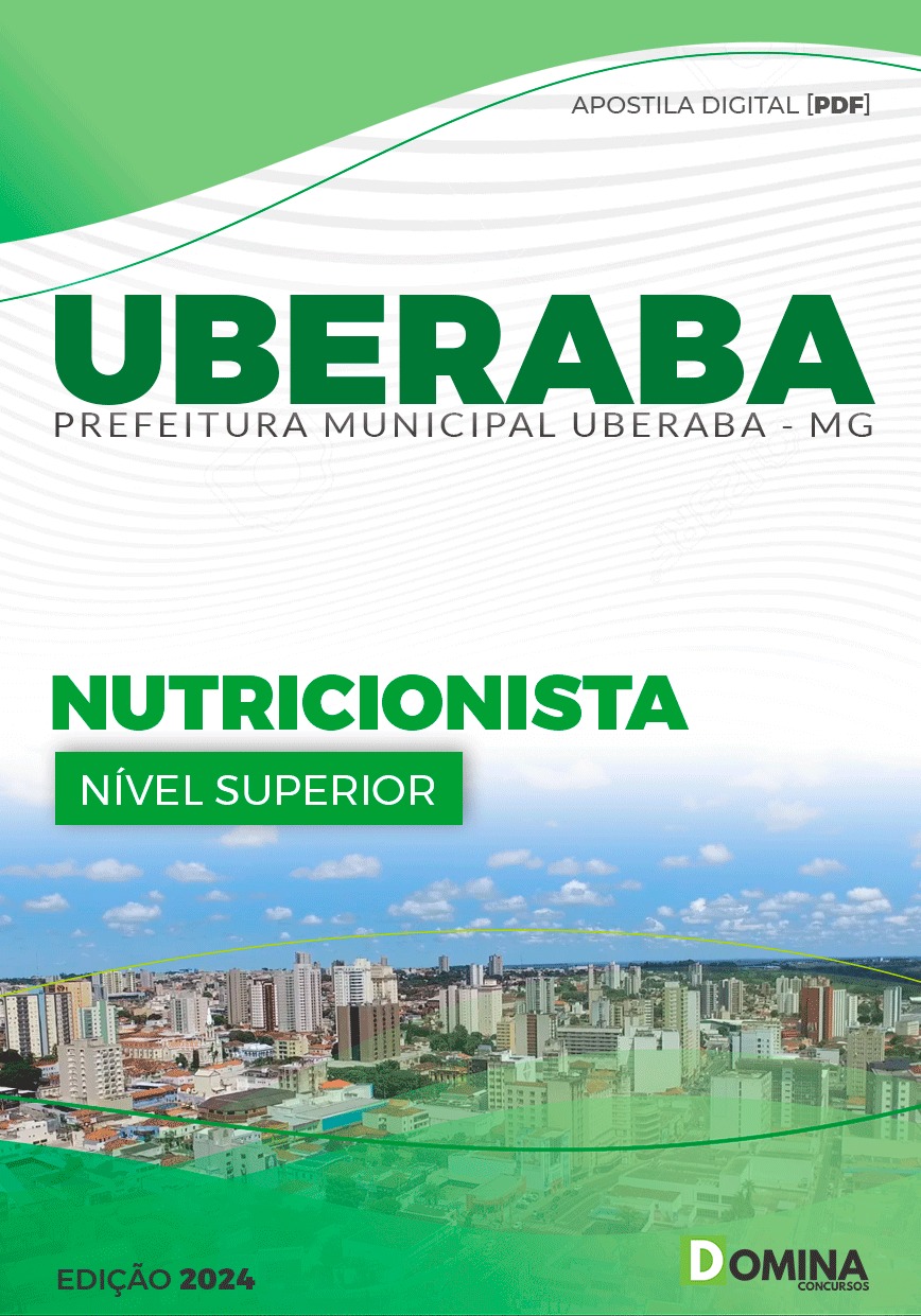 Apostila Pref Uberaba MG 2024 Nutricionista