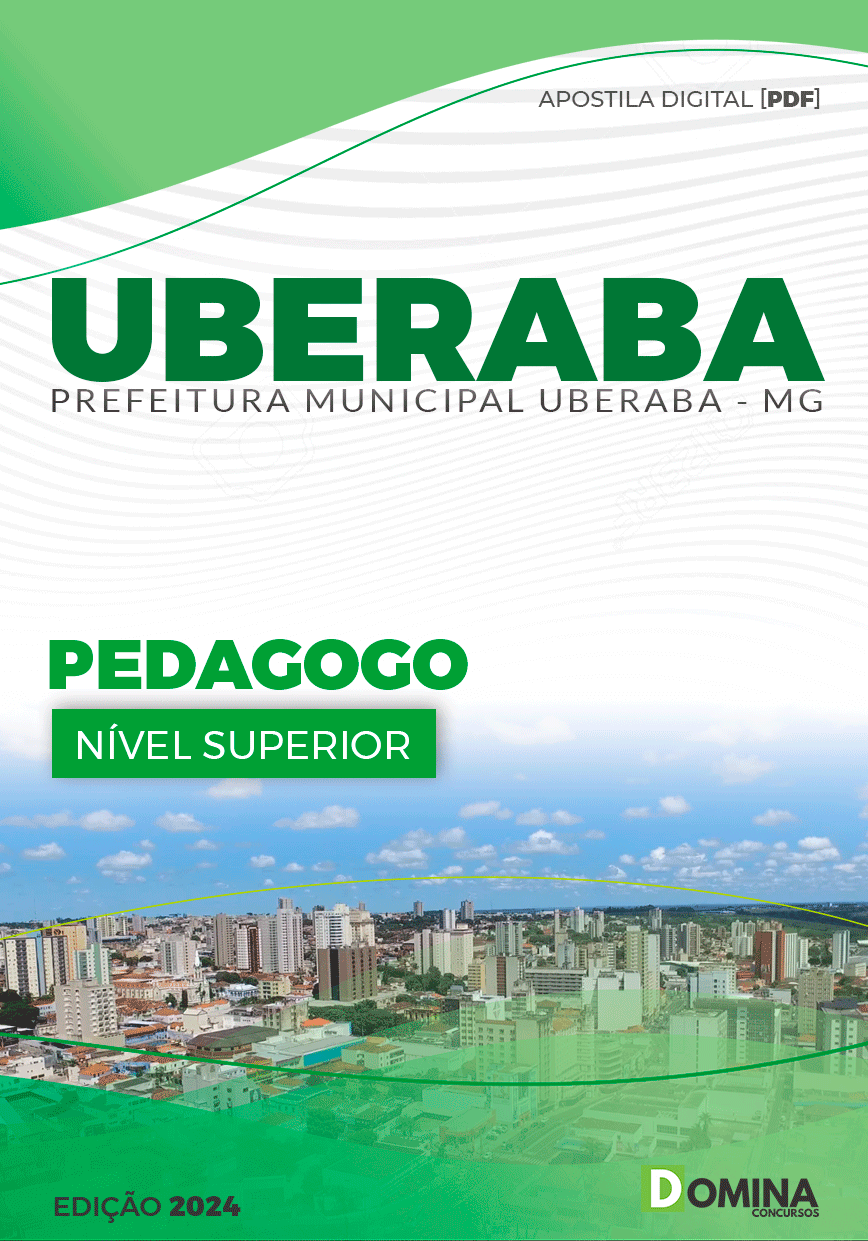 Apostila Pref Uberaba MG 2024 Pedagogo