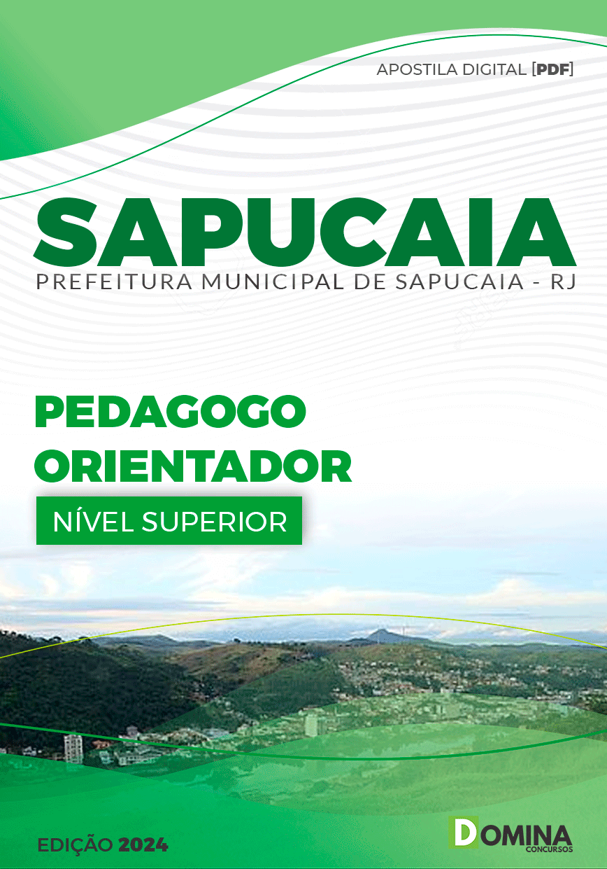 Apostila Pref Sapucaia RJ 2024 Pedagogo Orientador