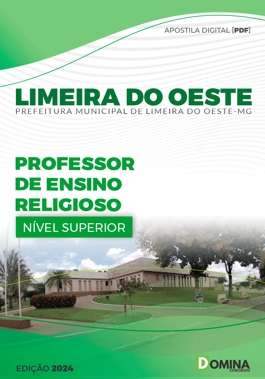 Apostila Pref Limeira do Oeste MG 2024 Professor Ensino Religioso