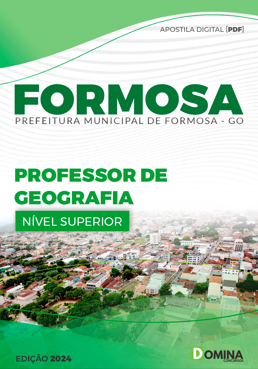 Apostila Pref Formosa GO 2024 Professor de Geografia
