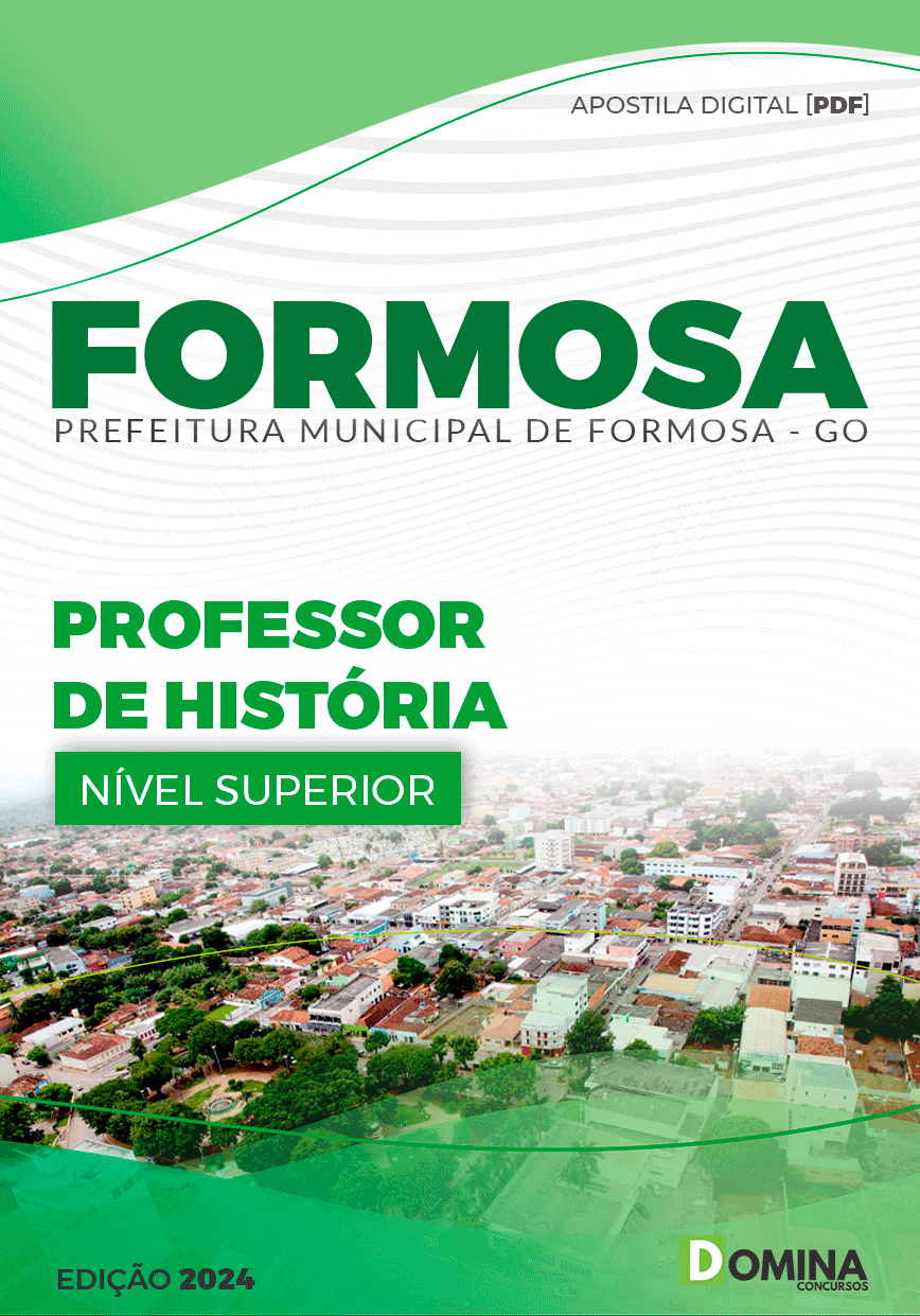 Apostila Pref Formosa GO 2024 Professor de História