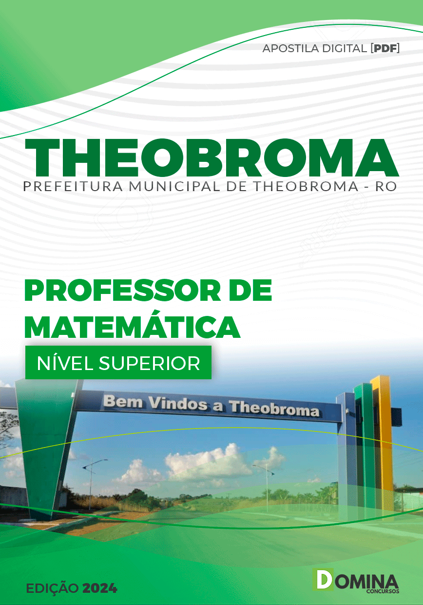 Apostila Pref Theobroma RO 2024 Professor Matemática