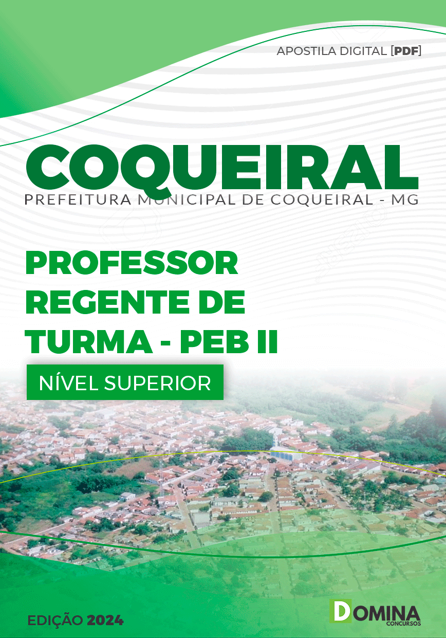 Apostila Pref Coqueiral MG 2024 Professor III Regente Turma