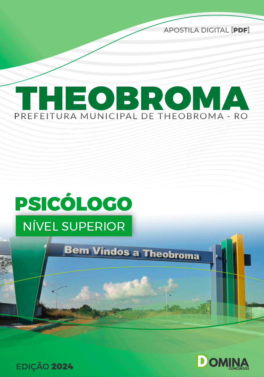 Apostila Pref Theobroma RO 2024 Psicólogo