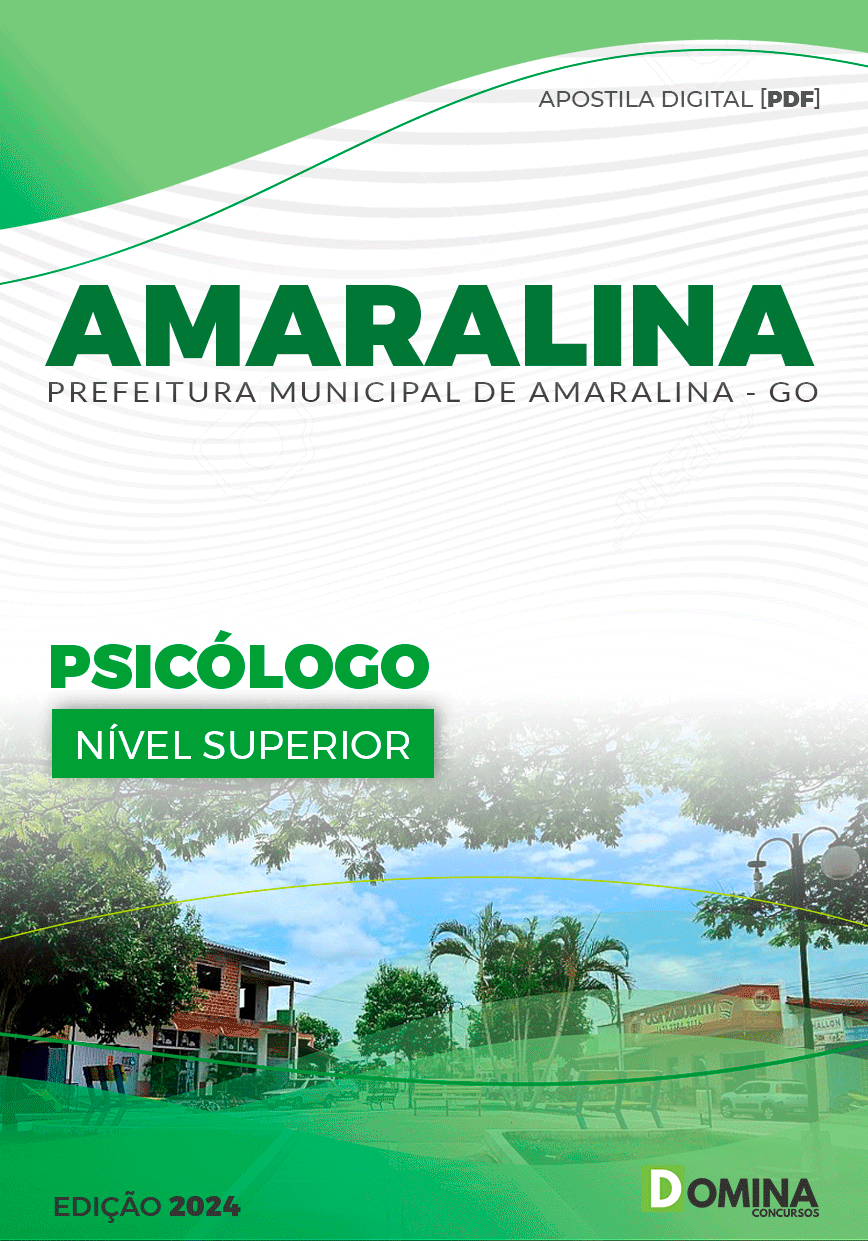 Apostila Pref Amaralina GO 2024 Psicólogo
