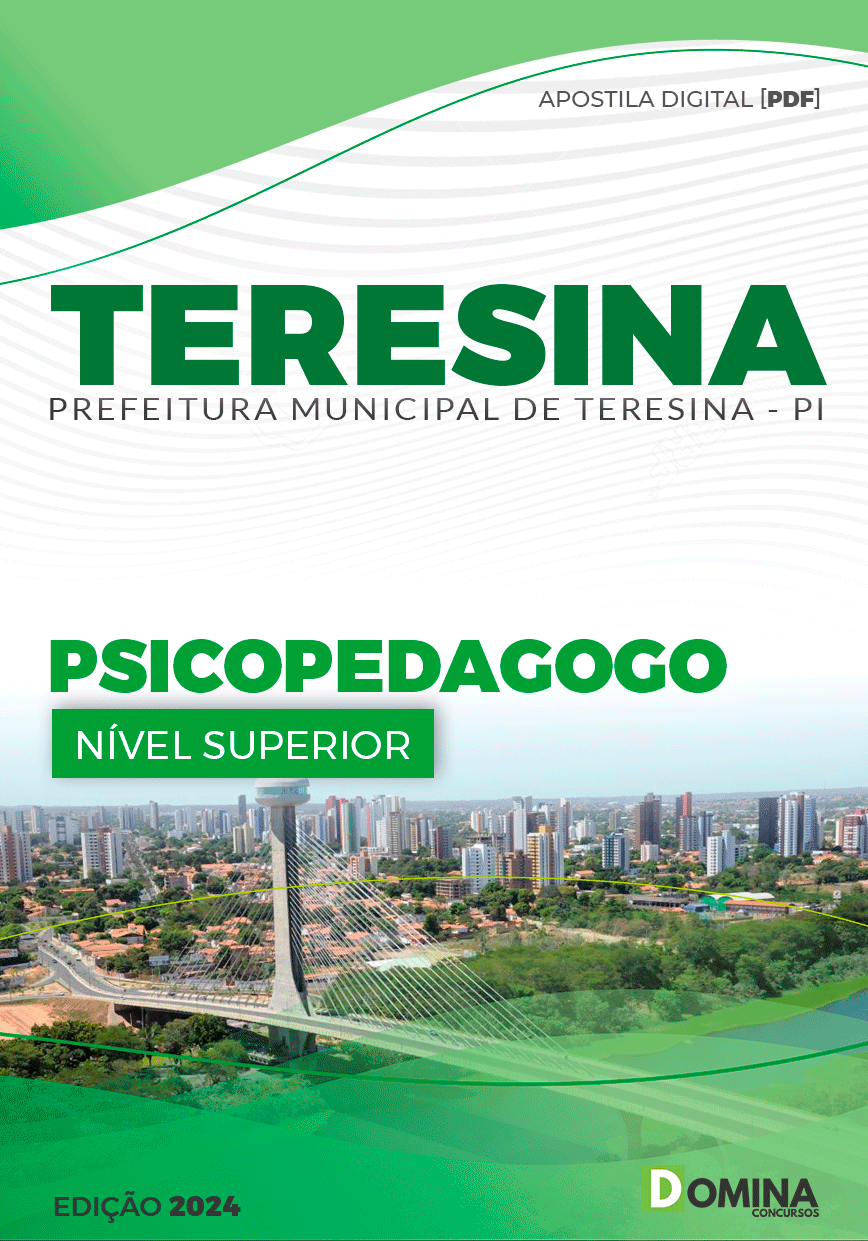 Apostila Pref Teresina PI 2024 Psicopedagogo