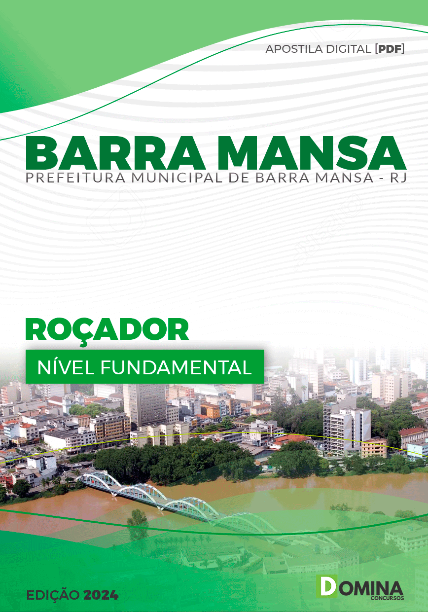 Apostila Pref Barra Mansa RJ 2024 Roçador