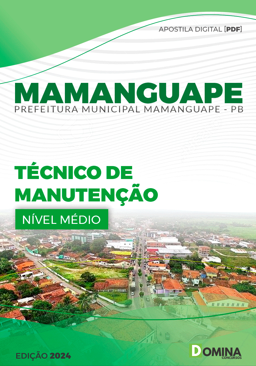Apostila Pref Mamanguape PB 2024 Técnico de Manutenção