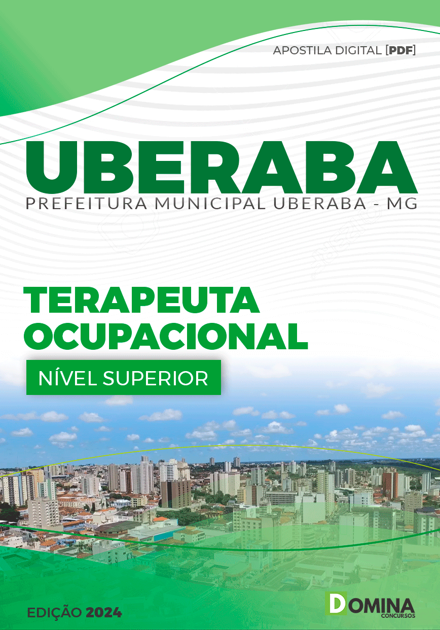 Apostila Pref Uberaba MG 2024 Terapeuta Ocupacional