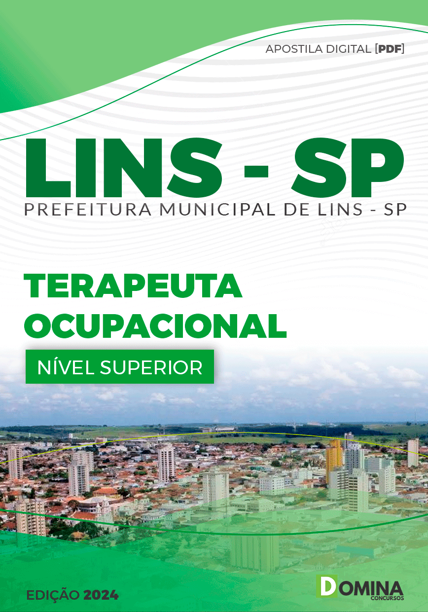 Apostila Concurso Pref Lins SP 2024 Terapeuta Ocupacional