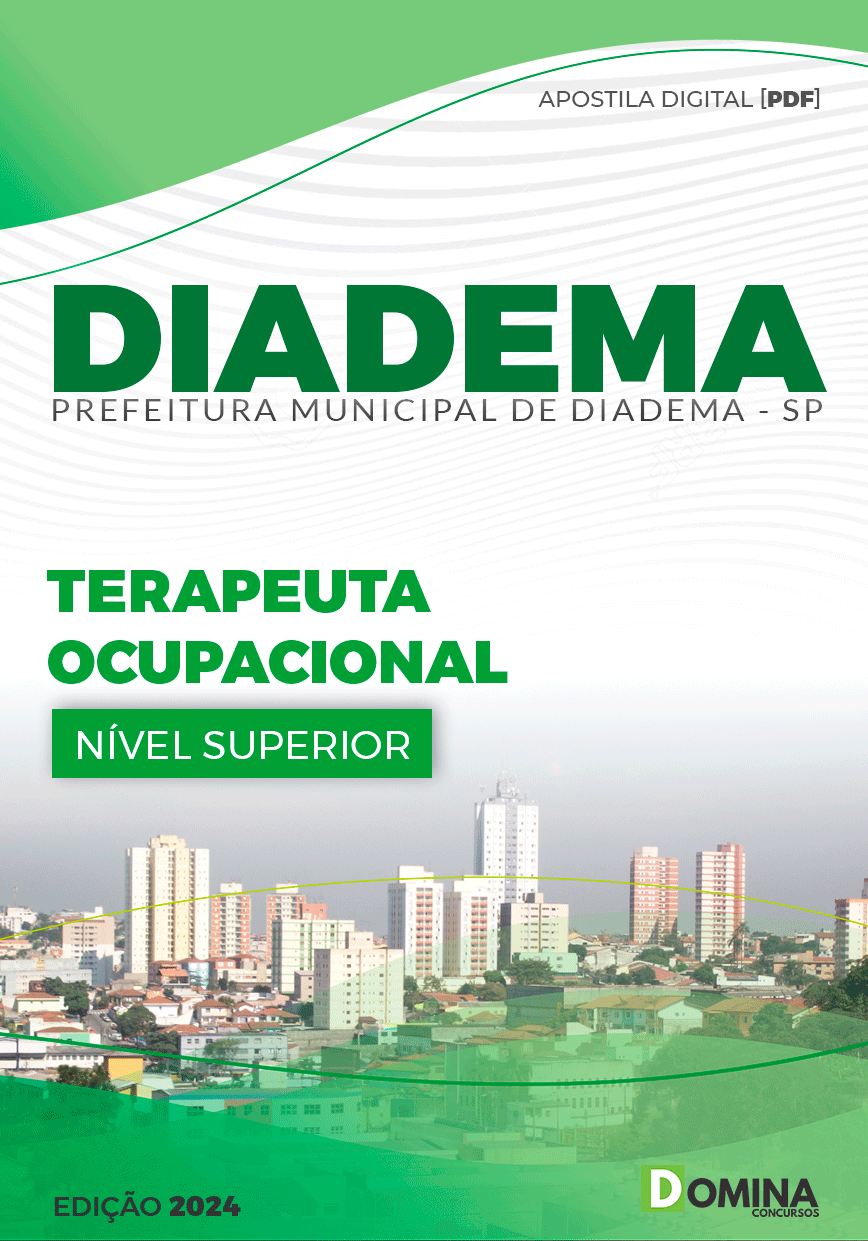 Apostila Pref Diadema SP 2024 Terapeuta Ocupacional