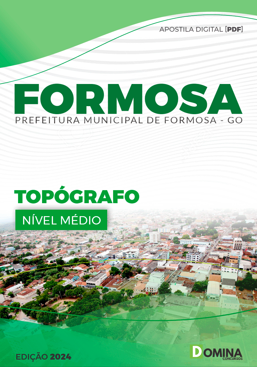 Apostila Pref Formosa GO 2024 Topógrafo