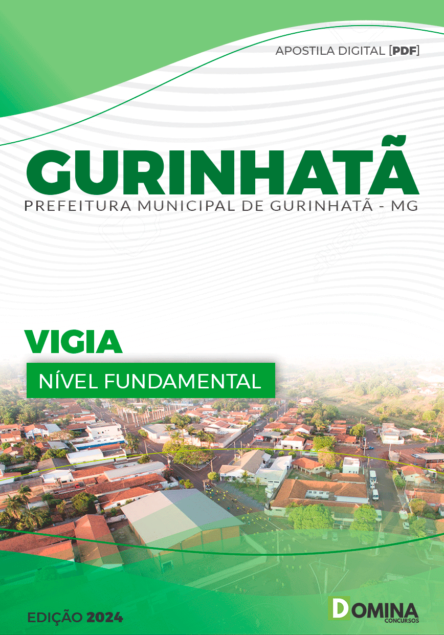 Apostila Pref Gurinhatã MG 2024 Vigia