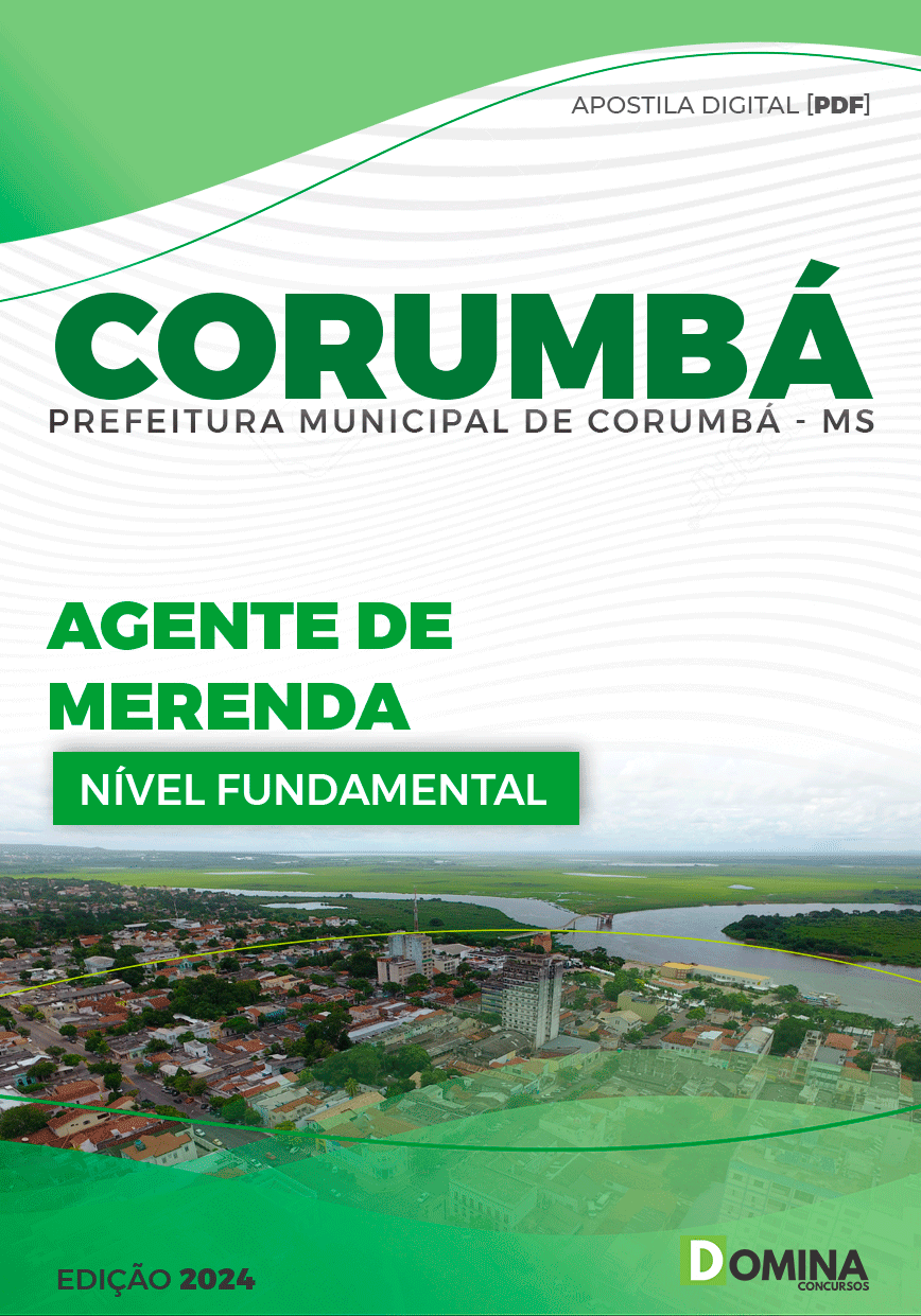 Apostila Pref Corumbá MS 2024 Agente Merenda
