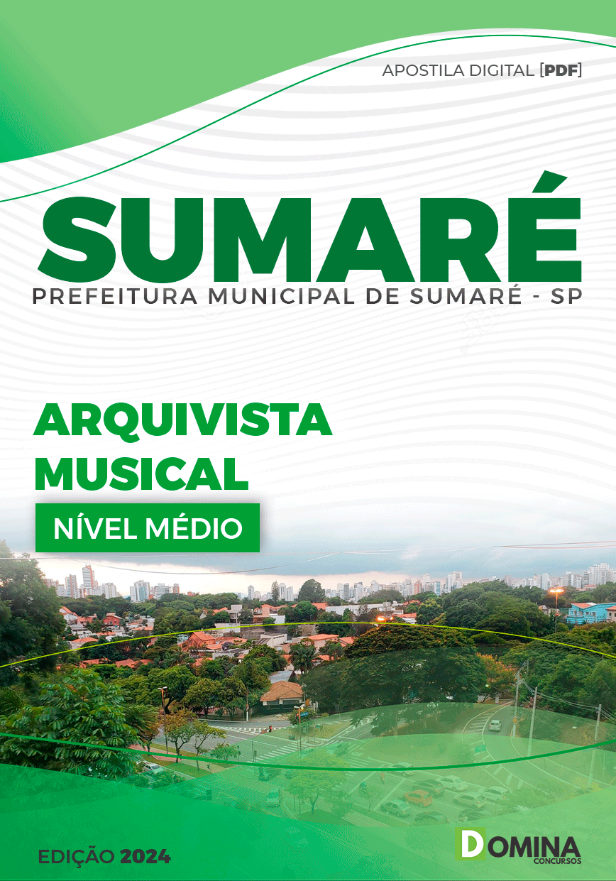 Apostila Pref Sumaré SP 2024 Arquivista Musical