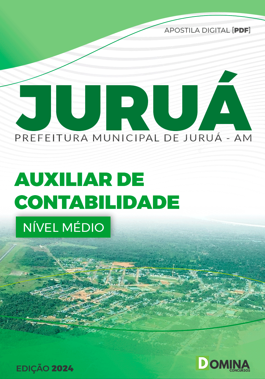 Apostila Concurso Pref Juruá AM 2024 Auxiliar Contabilidade