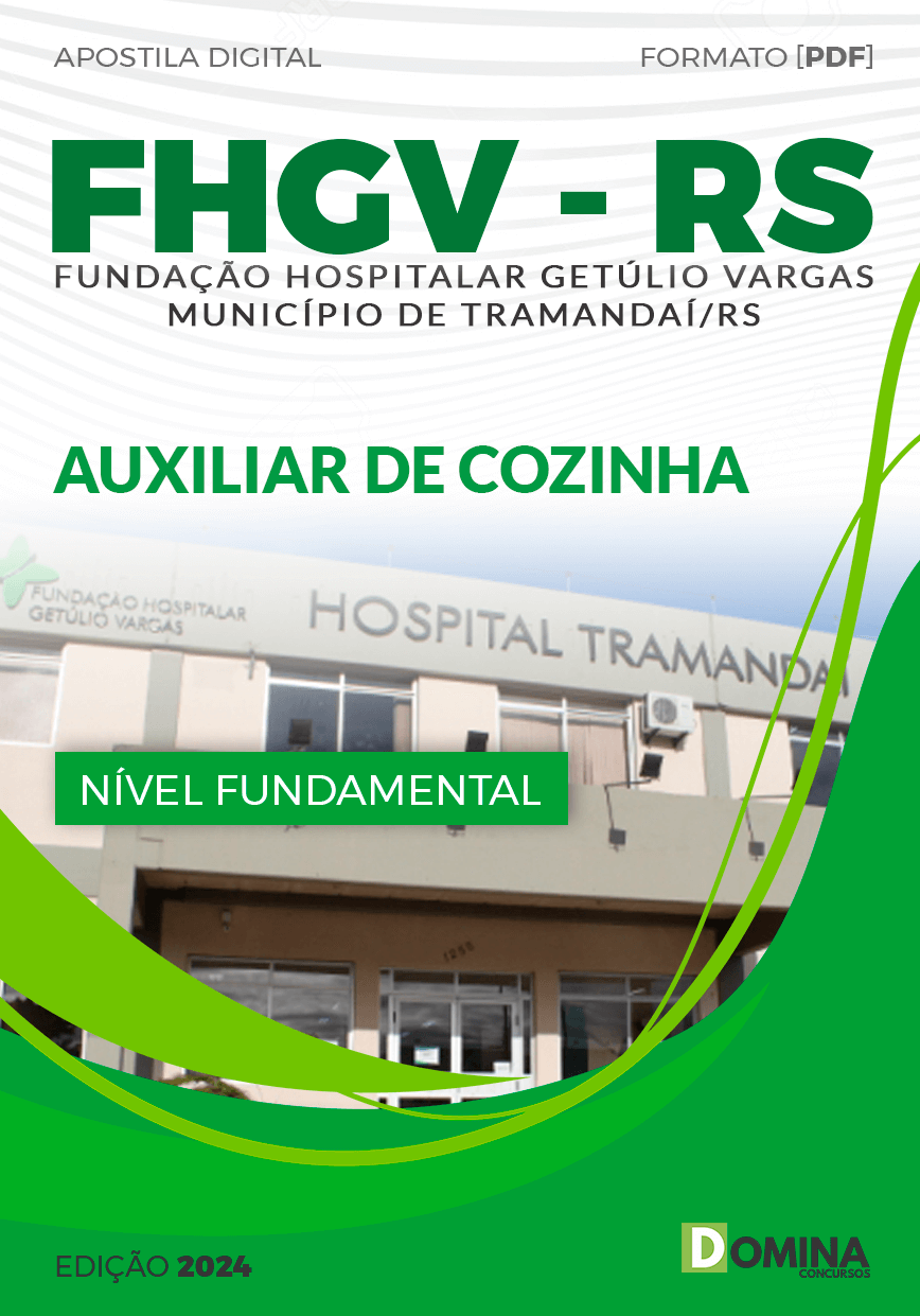 Apostila FHGV Tramandaí RS 2024 Auxiliar Cozinha