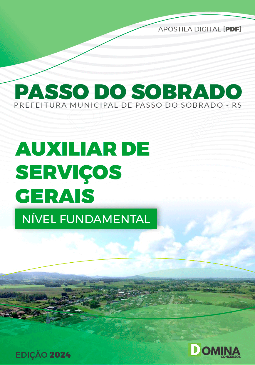 Pref Passo do Sobrado RS 2024 Auxiliar de Serviços Gerais