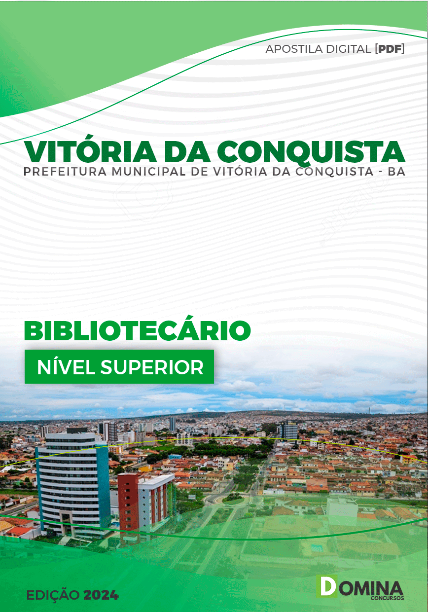 Apostila Pref Vitória da Conquista BA 2024 Bibliotecário