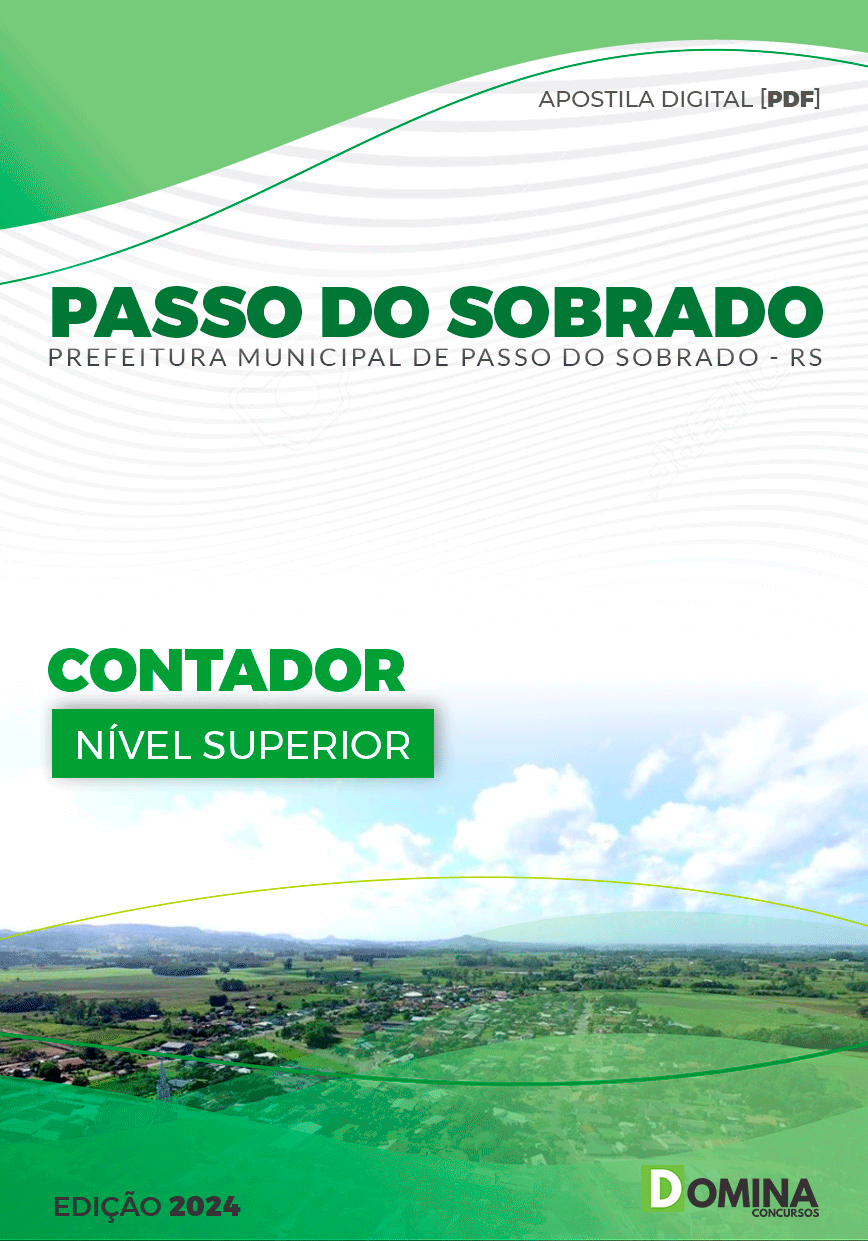 Apostila Pref Passo do Sobrado RS 2024 Contador