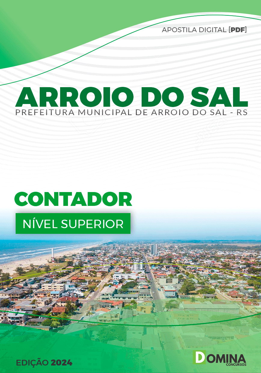 Apostila Pref Arroio do Sal RS 2024 Contador