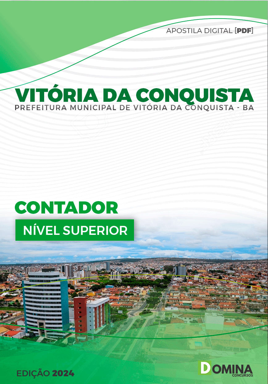 Apostila Pref Vitória da Conquista BA 2024 Contador