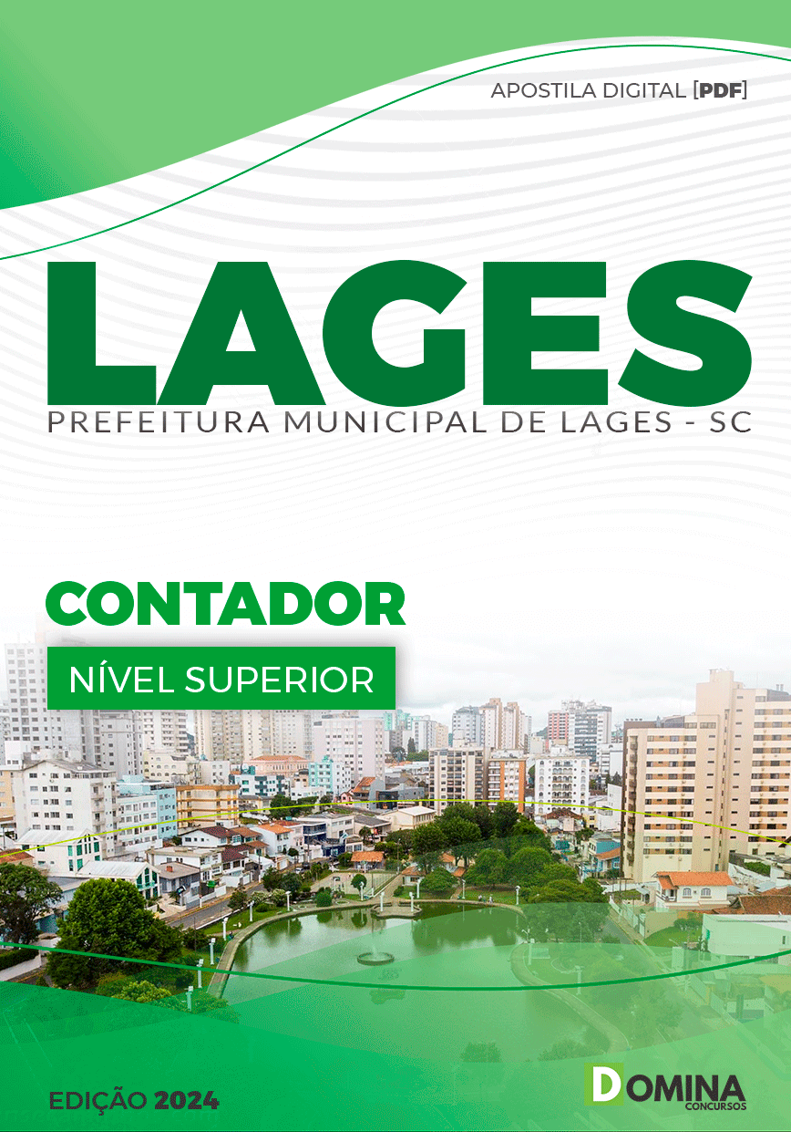 Apostila Pref Lages SC 2024 Contador