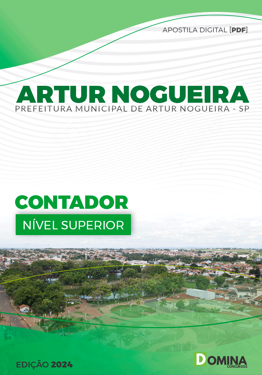 Apostila Pref Artur Nogueira SP 2024 Contador