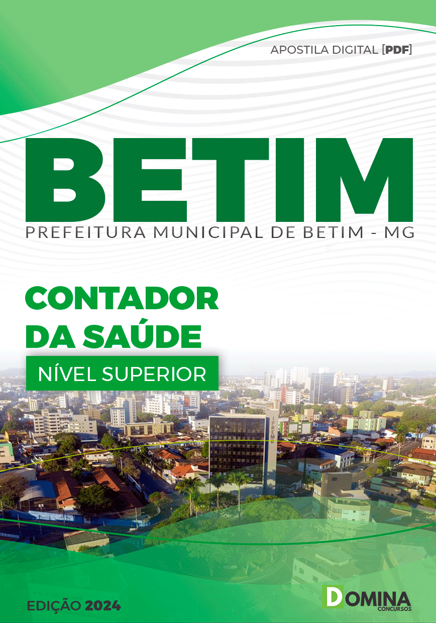 Apostila Pref Betim MG 2024 Contador da Saúde