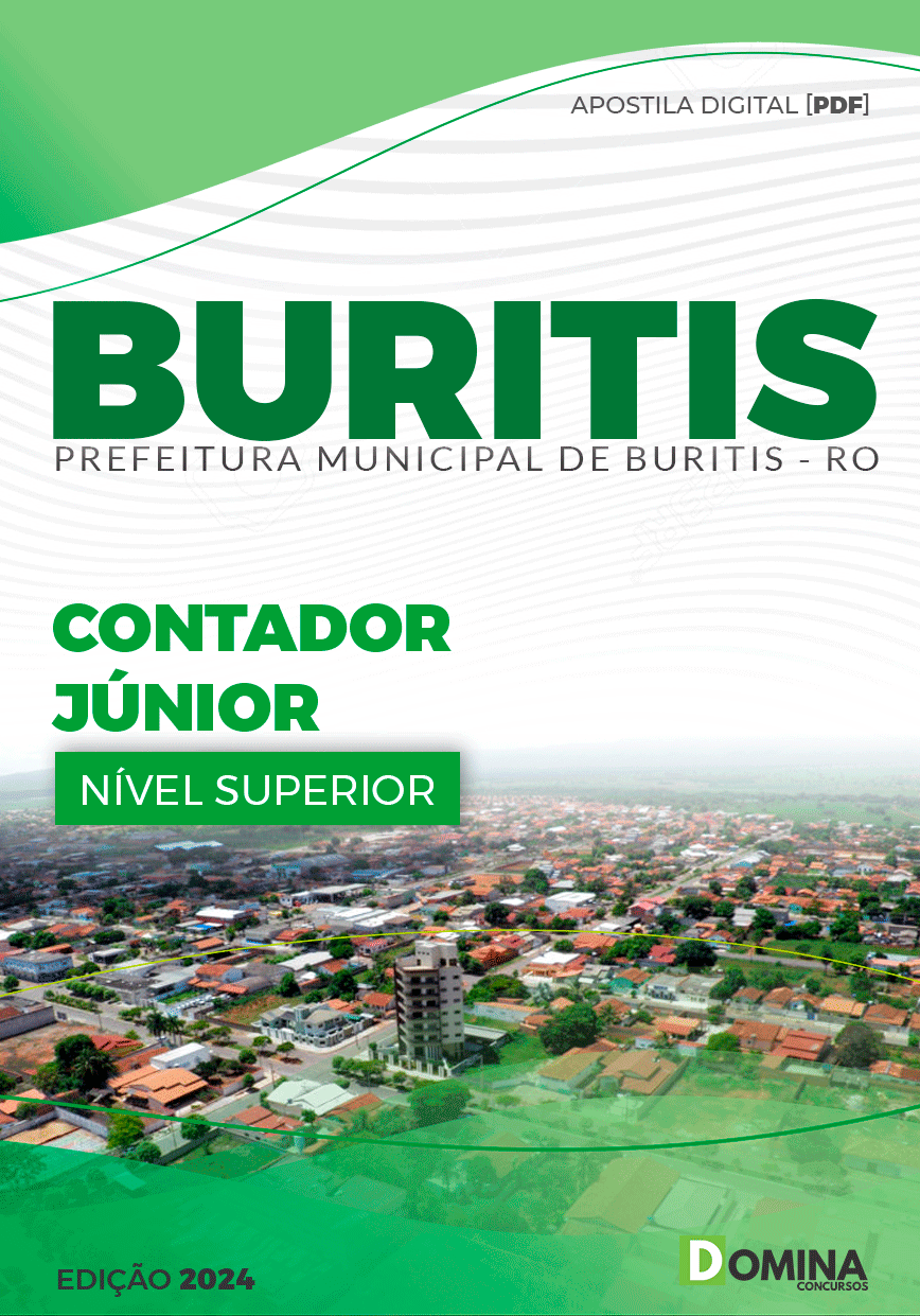 Apostila Pref Buritis RO 2024 Contador Junior