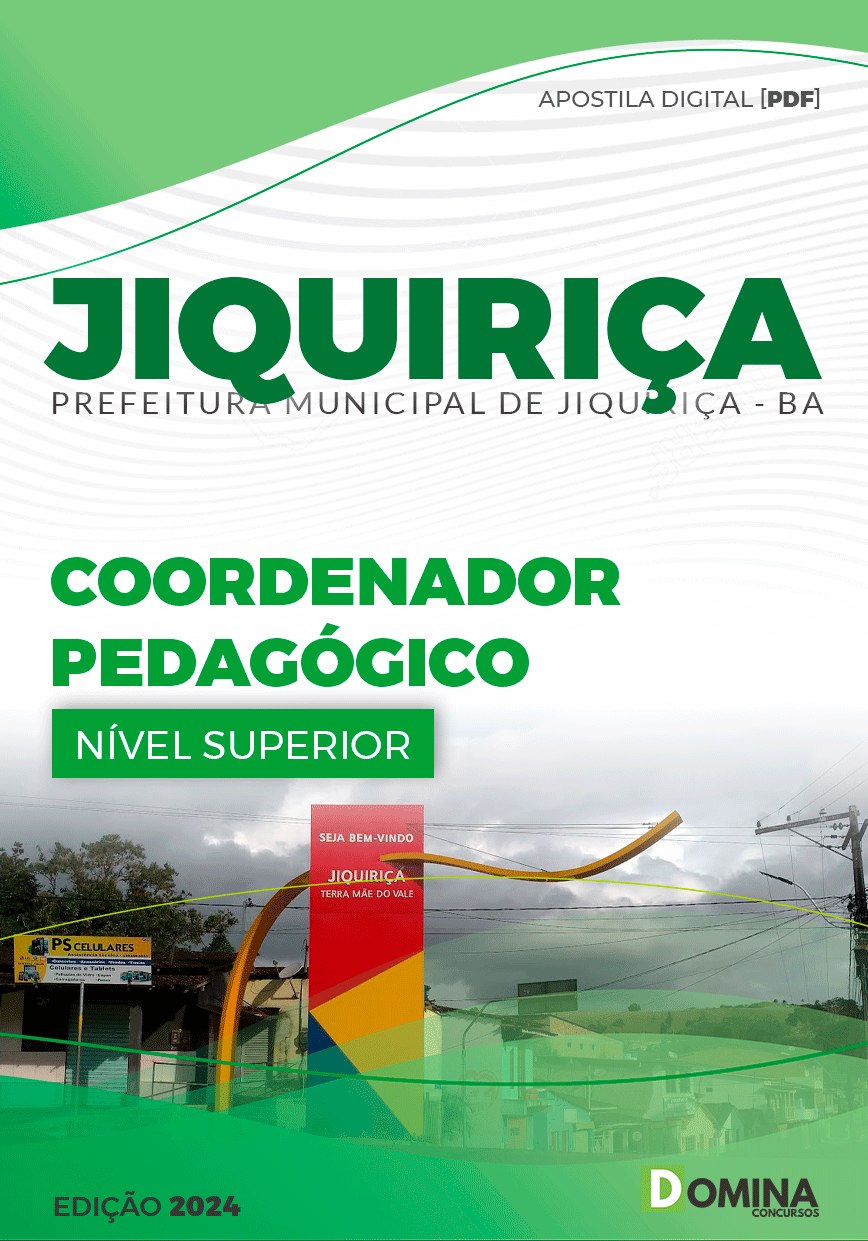 Apostila Pref Jiquiriça BA 2024 Coordenador Pedagógico