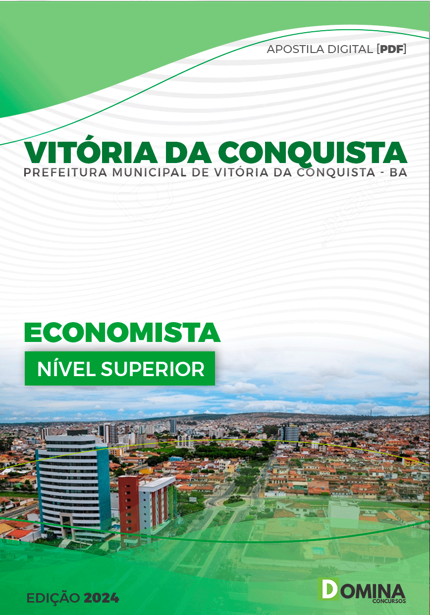 Apostila Pref Vitória da Conquista BA 2024 Economista