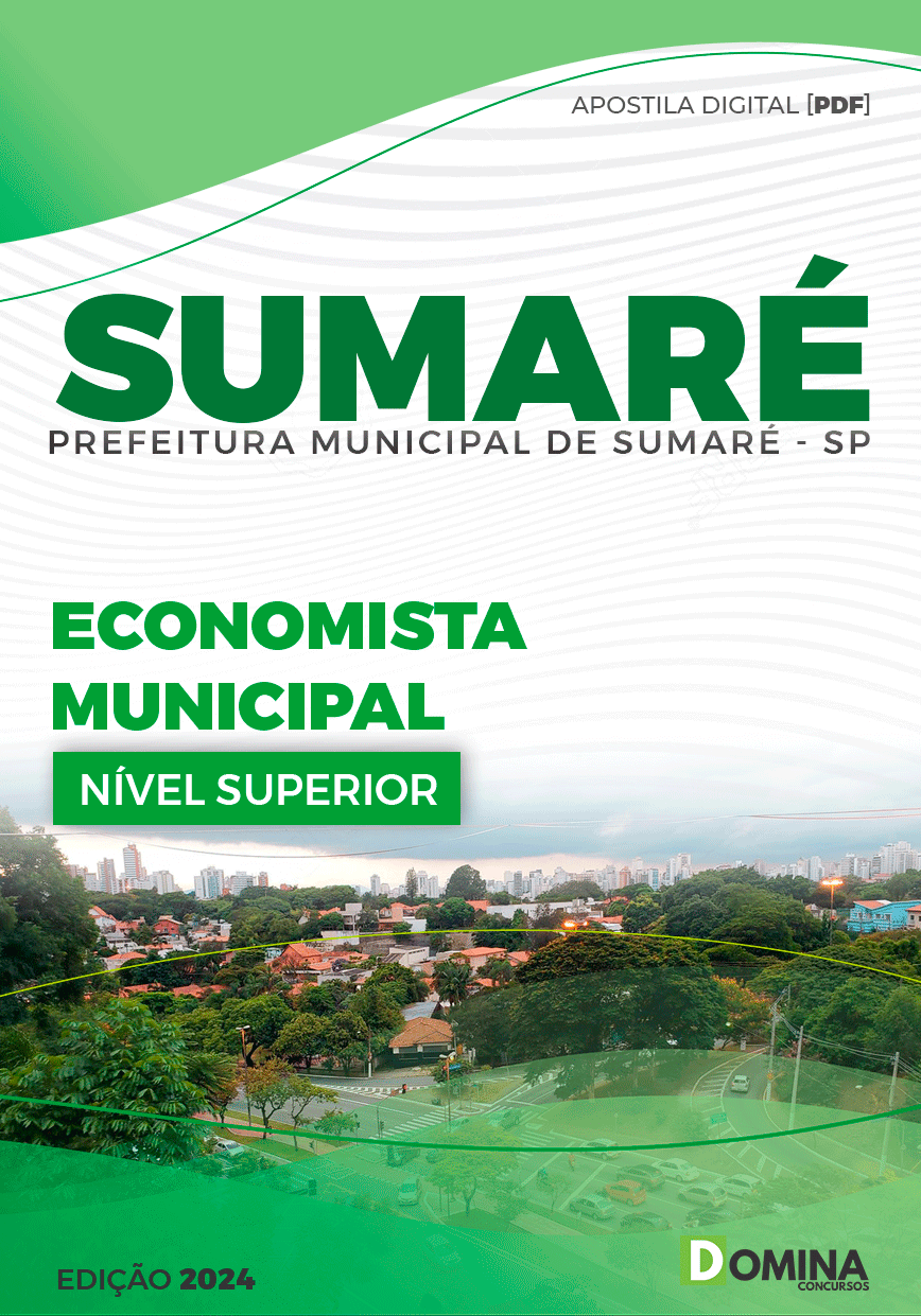 Apostila Pref Sumaré SP 2024 Economista Municipal