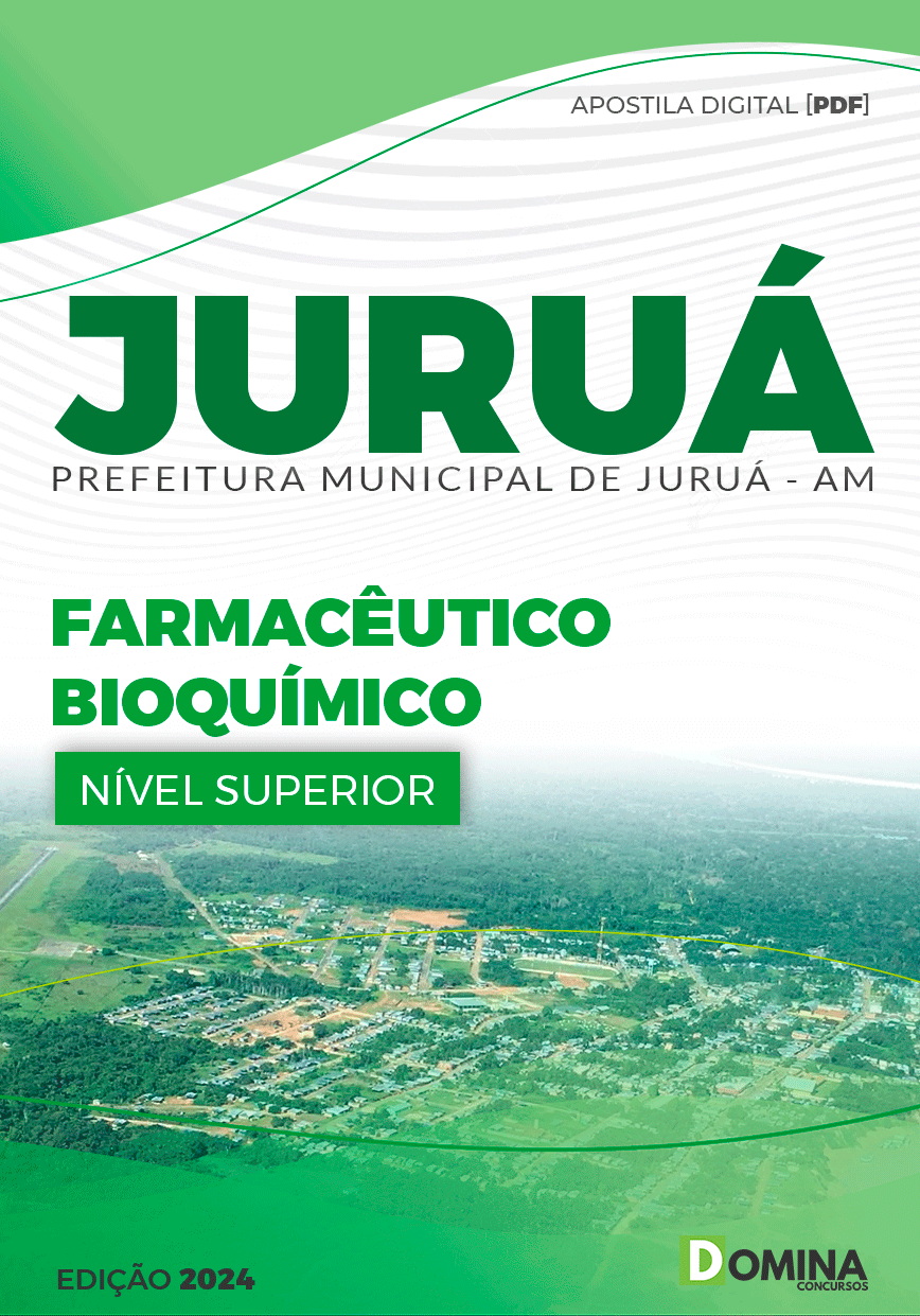 Apostila Concurso Pref Juruá AM 2024 Farmacêutico Bioquímico