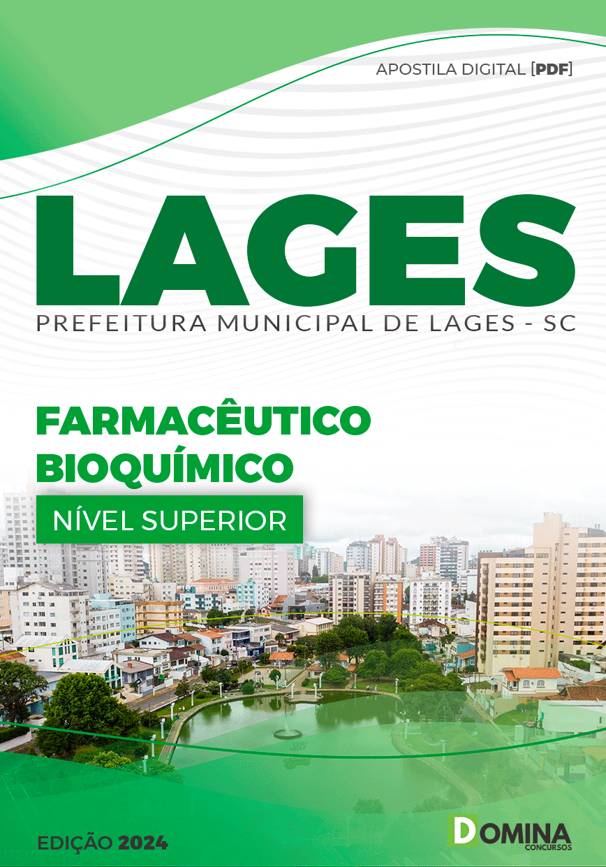 Apostila Pref Lages SC 2024 Farmacêutico Bioquímico