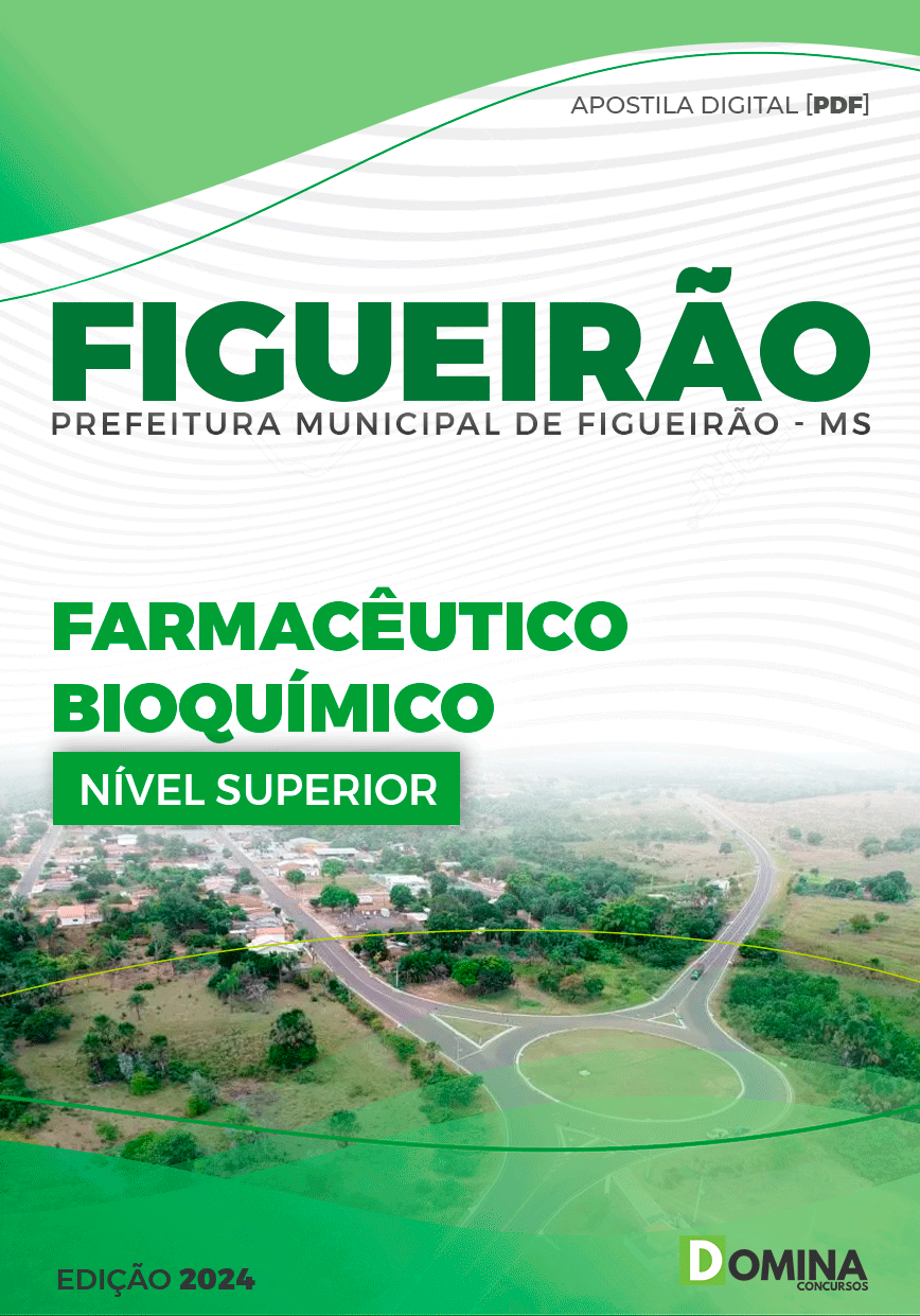 Apostila Pref Figueirão MS 2024 Farmacêutico Bioquímico