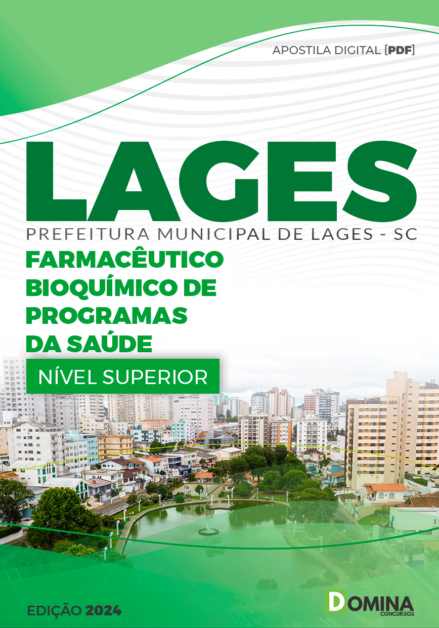 Pref Lages SC 2024 Farmacêutico Bioquímico Programa da Saúde